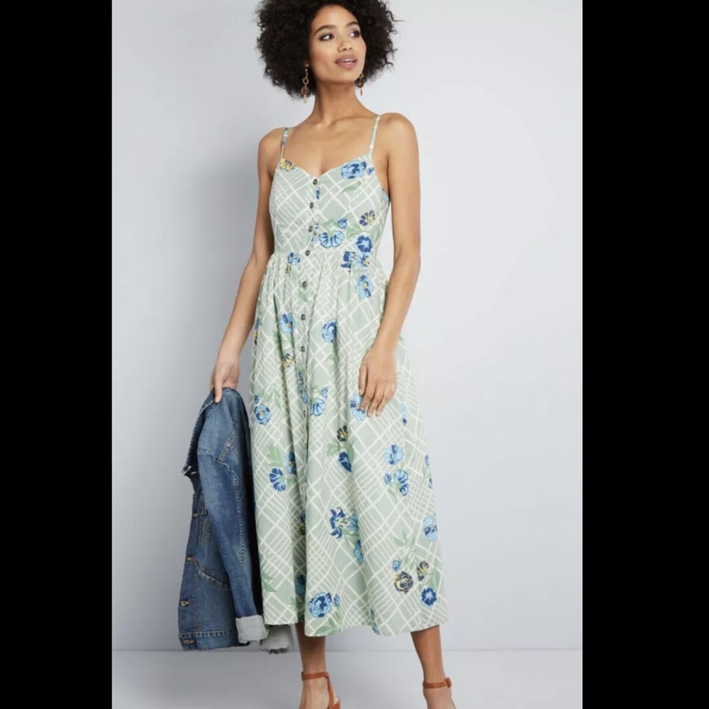 ModCloth Quite Clearly Charismatic Floral Dress